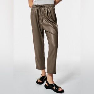 Zara faux leather pants
